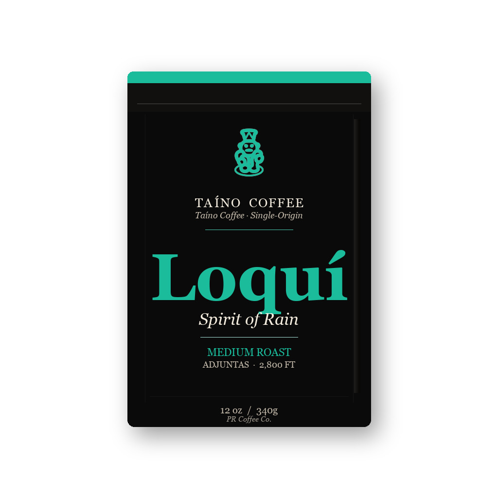 Loquí Medium Roast — Taíno Coffee 12oz bag